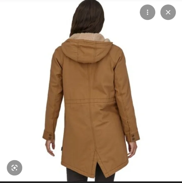 Patagonia Prairie Dawn Insulated Parka Sherpa Lined - Picture 3 of 10